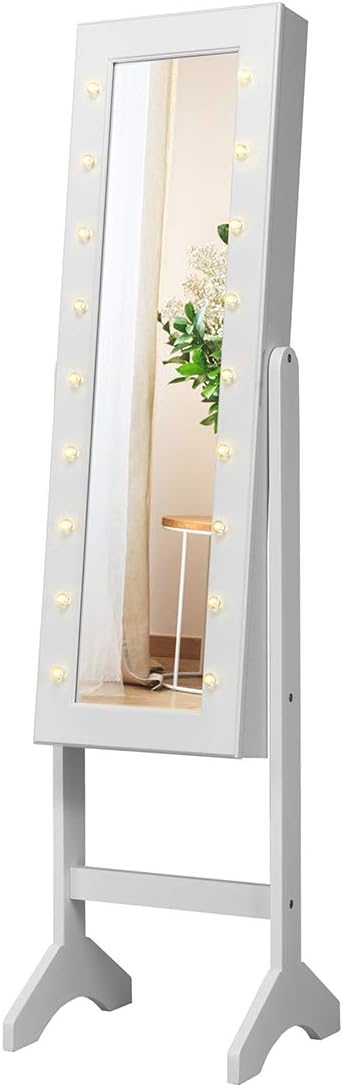 Giantex Standing Jewelry Armoire - Image 8