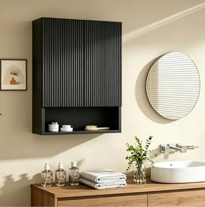 Black Bathroom Wall Cabinet - Image 5