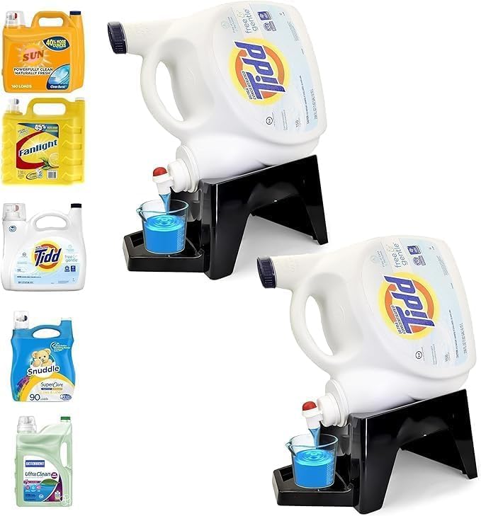 TidyFriend 2 Pack Laundry Detergent Dispenser by Skywin