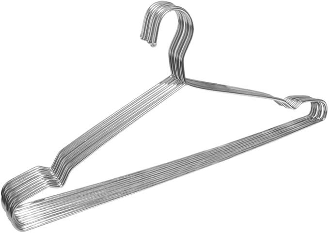 King Mills 19.6inch Stainless Steel Plus Size Hangers, Ideally Used as Extra by KingMillsCalifornia