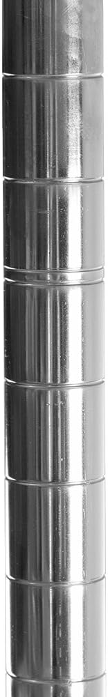 Shelving Inc. 18" d x 30" w x 72" h Chrome Wire Shelving - Image 3