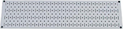 Wall Control Narrow Pegboard Rack 8in x 32in Gray Metal Pegboard Runner Tool by Wall+Control