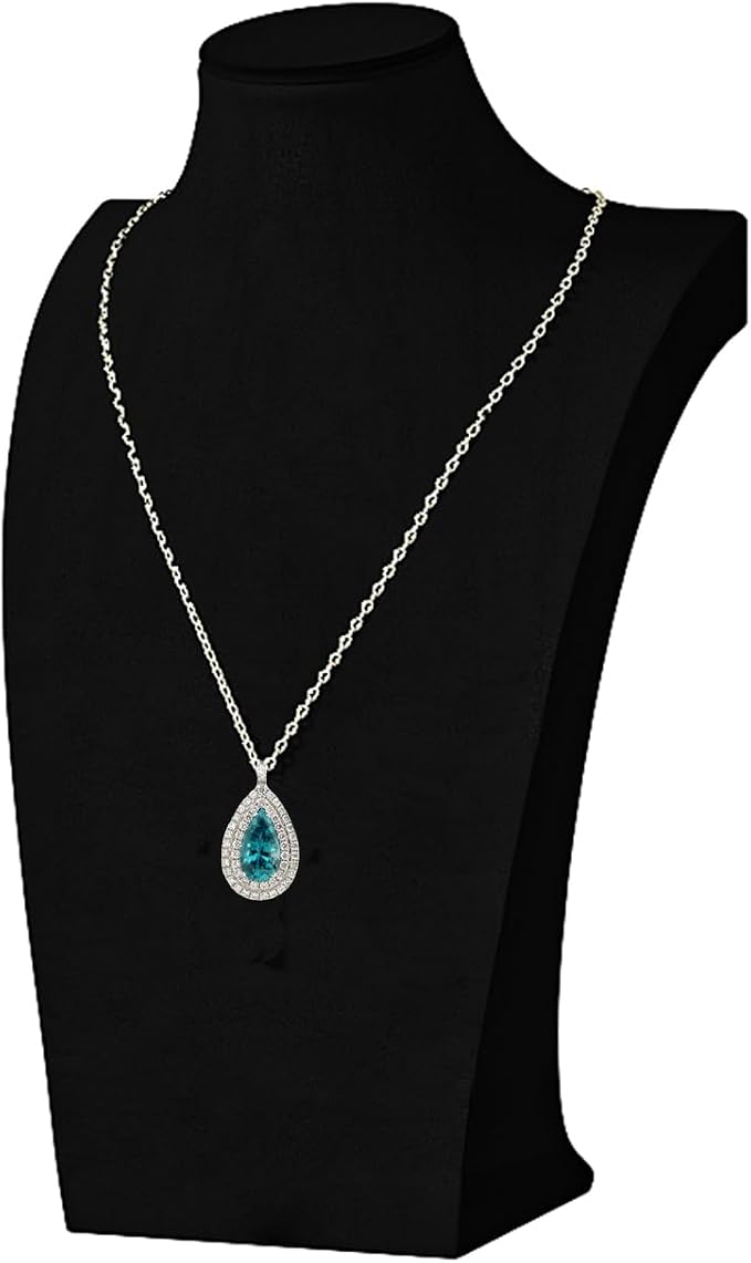 Necklace Bust Stand for Selling, Jewelry Necklace Organizer Rack for Home Use by FocusOnJewelryDisplay