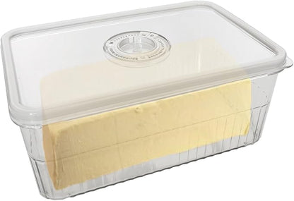 Cheese Container with Airtight Lid and Time Recording by Vellsenne