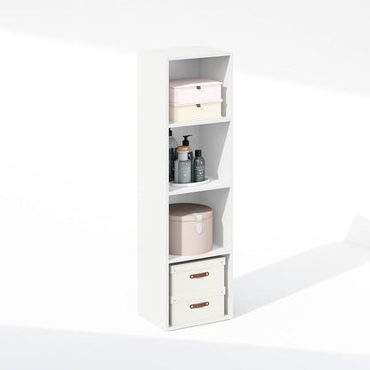 Furinno Reed Closet Organizers and Storage, 4-Tier Closet Organizer, Open Shelf by Furinno-FitsYourSpaceFitsYourBudget