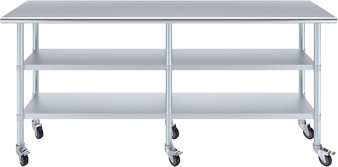 AmGood Stainless Steel Work Table - Image 2