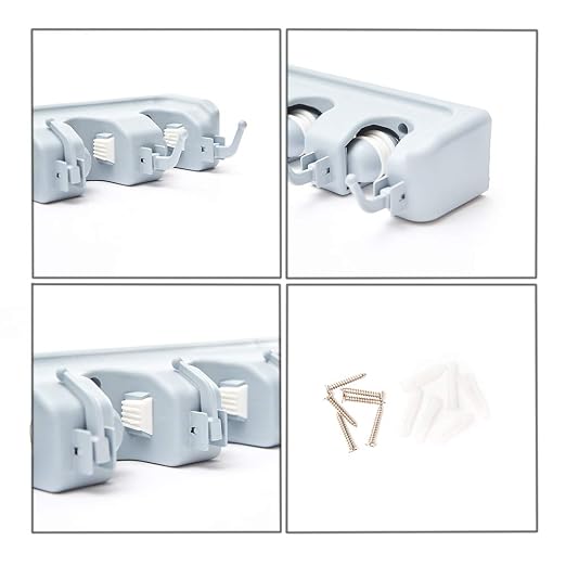 Mop and Broom Holder, Storage Rack, Ideal Broom Hanger - Image 3