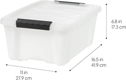 IRIS USA 13 QT Plastic Storage Box - Image 2
