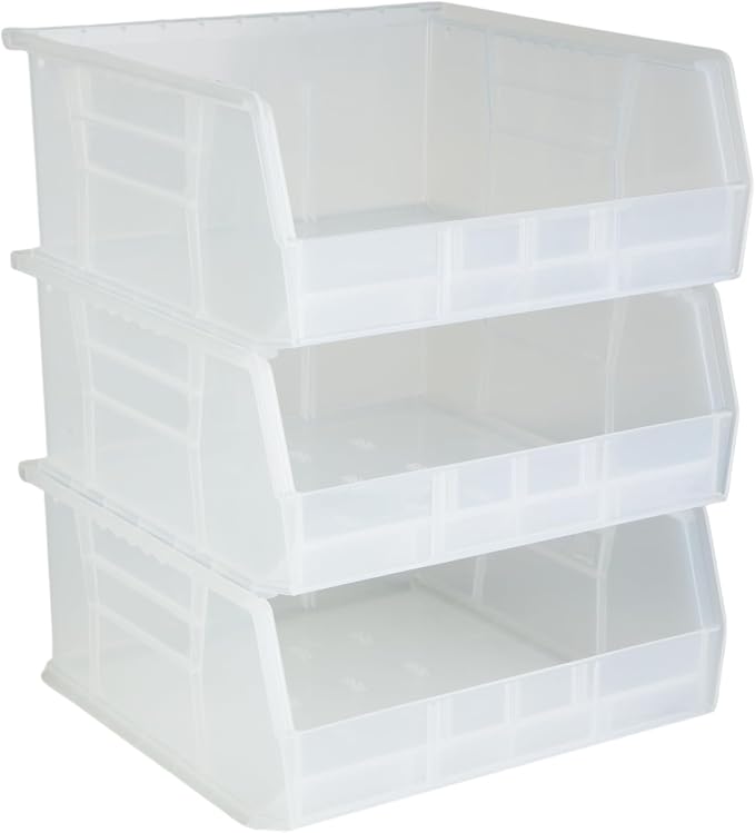 HE HUDSON EXCHANGE 11" x 11" x 5" Plastic Stackable Storage Bin by HudsonExchange