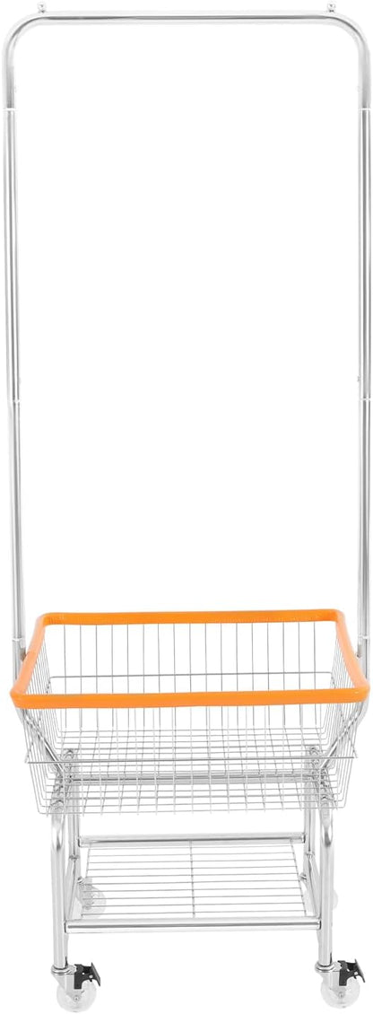Steel Wire Laundry Cart, Laundry Basket - Image 6