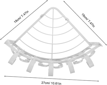 1pc Wall Mounted Flower Shelf Iron Art Hanging Planter Semicircle Flower Pot - Image 2