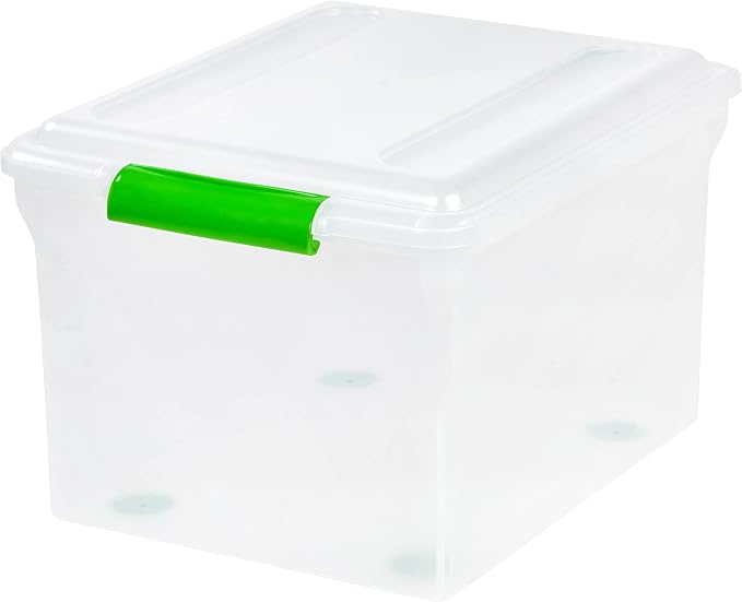 IRIS USA 4-Pack 35 Qt. File Box Organizer - Image 8