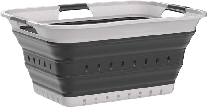 SAMMART 42L Collapsible Plastic Laundry Basket - Image 4