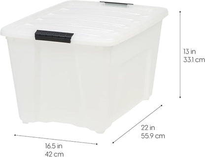 IRIS USA 54 QT Plastic Storage Box - Image 2