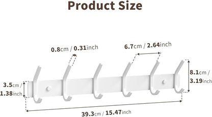 Coat Rack Wall Mount Hooks - Image 6