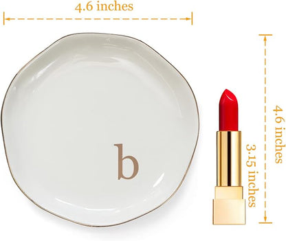 HOME SMILE Initials Ring Dish Jewery Tray - Image 5