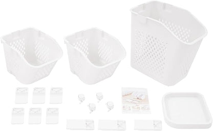 3-Tier Plastic Laundry Hamper Sorter - Image 9