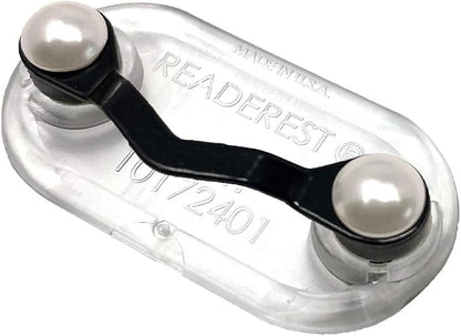 Readerest Magnetic Glasses Holder, Eyewear Clip to Hold Readers, Sunglasses & by READEREST