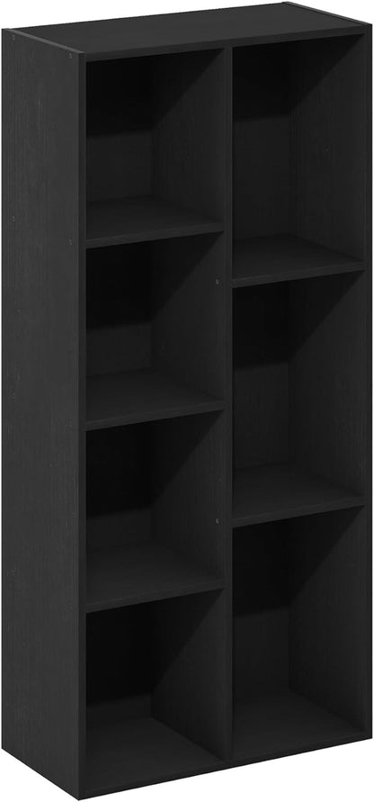 Furinno LUDER Book Shelf, 7-Cube Bookshelf, 9.4 x 19.5 x 41.7, - Image 6