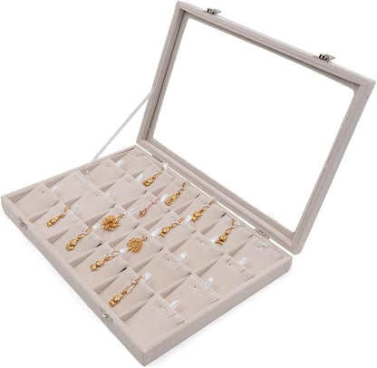 Jewelry Box Necklace Organizer Tray Necklace Display Case - Image 5