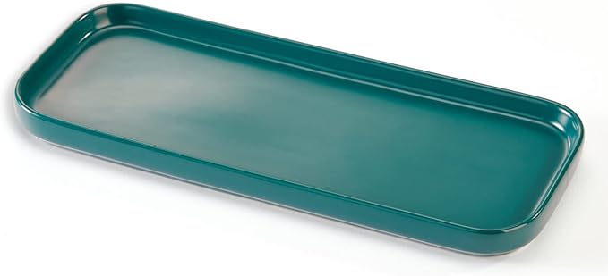 Ceramic Bathroom Tray, Kitchen Sink Organizer Tray, Cosmetics Holder by CosyCorner