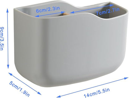 SUNFICON Adhesive Remote Control Holder Universal TV Remote Organizer Caddy Box - Image 7
