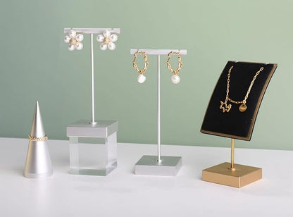 GemeShou 2pcs metal earring holder, mini hangers - Image 9