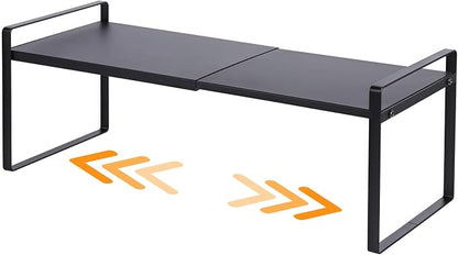Expandable Cabinet Shelf Organizer Riser by LJHFUQHUHU