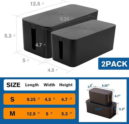 Cable Management Box Organizer, - Image 3