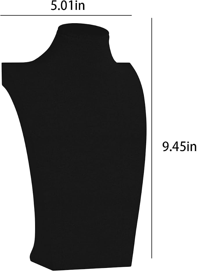 Necklace Bust Display Stand, Necklace Holder, Pendant Chain Necklace Organizer - Image 2
