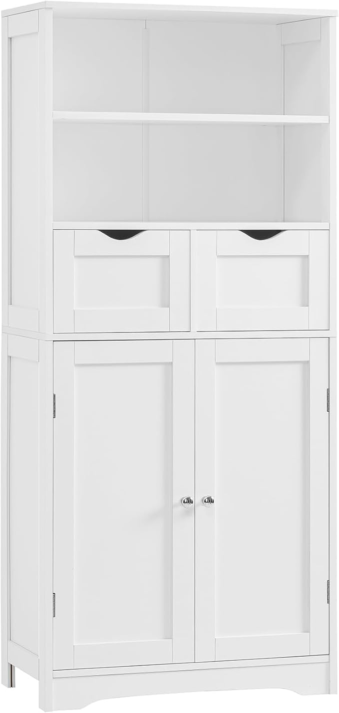 Iwell Tall Bathroom Cabinet, Storage Cabinet by IWELL