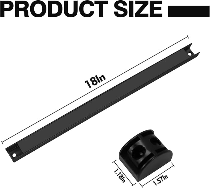5 Pack Magnetic Tool Holder, Magnetic Strips Tool Magnet Bar PVC Coated - Image 2