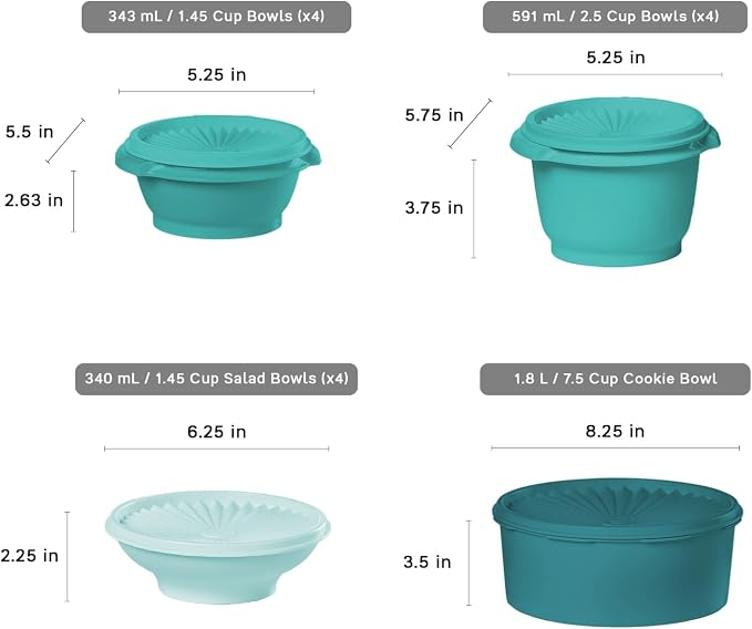 Tupperware Heritage Collection, New 36 Piece Food Storage Container Set in - Image 3