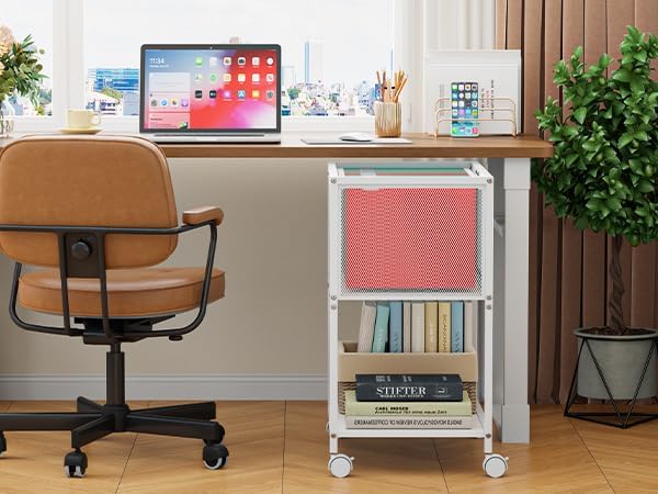 Sbanmao Rolling File Cart, Mobile File Cabinet - Image 8
