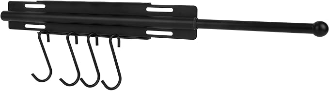 Valet Rod for Closet, Carbon Steel Extending Closet Valet Rod by Unknown
