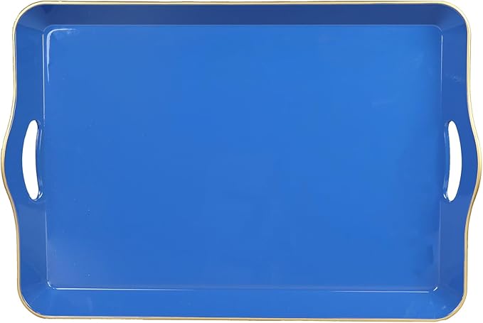 Spsyrine Large Blue Serving Tray by Spsyrine