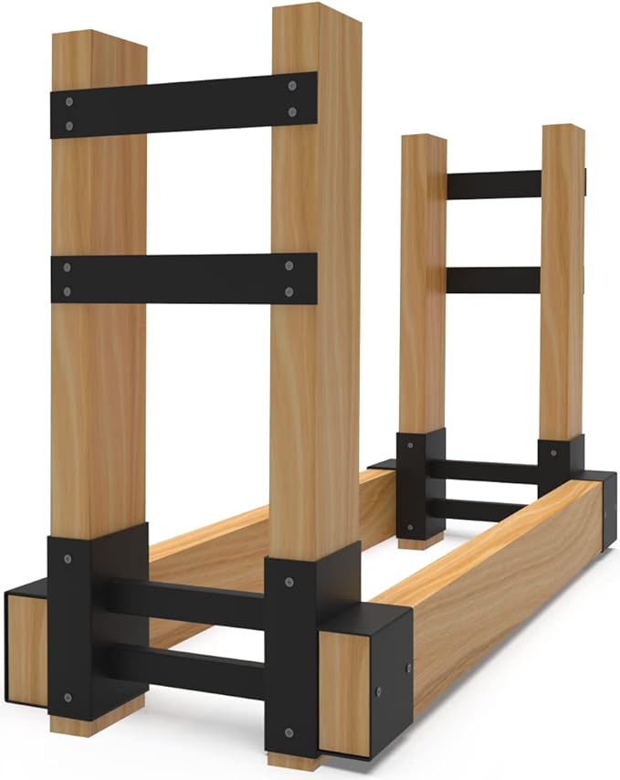Outdoor Firewood Rack Brackets Kit by BALIE+SPACE