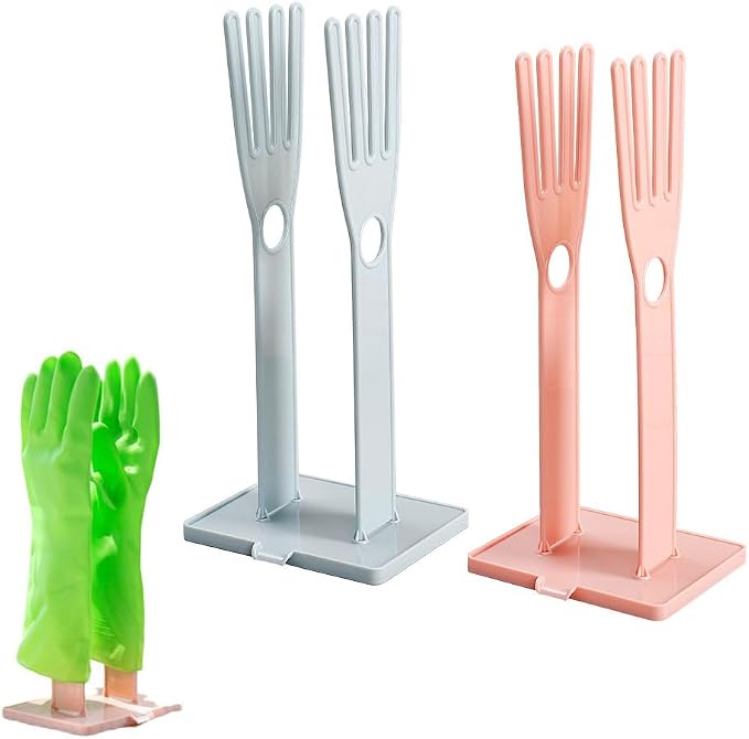 2 Pack Household Gloves Holder Rack Organizer Household Cleaning Glove Drying by Unknown