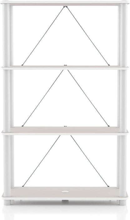 HOMES: INSIDE + OUT Apexa Modern 4-Tier Wide Shelving Units, Collectibles - Image 11