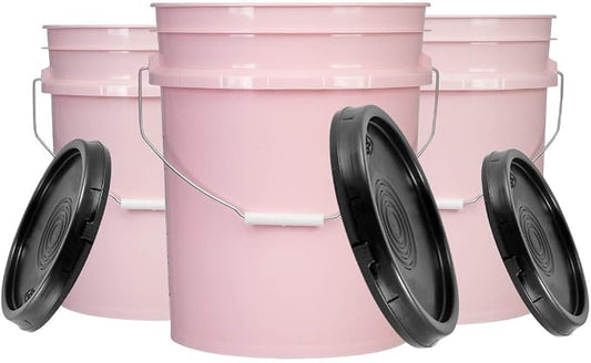 House Naturals 5 Gallon Pink Food Grade Bucket Pail by House+Naturals
