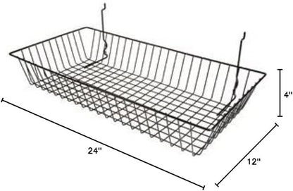Only Garment Racks #5624B Black Wire Baskets - Image 5
