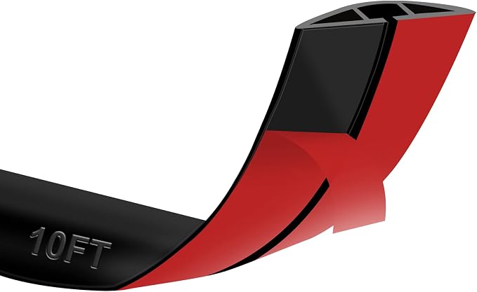 10Ft Floor Cord Cover Silicone Cable Protector Easy to Install Wire Organizer by MYFAMIREA