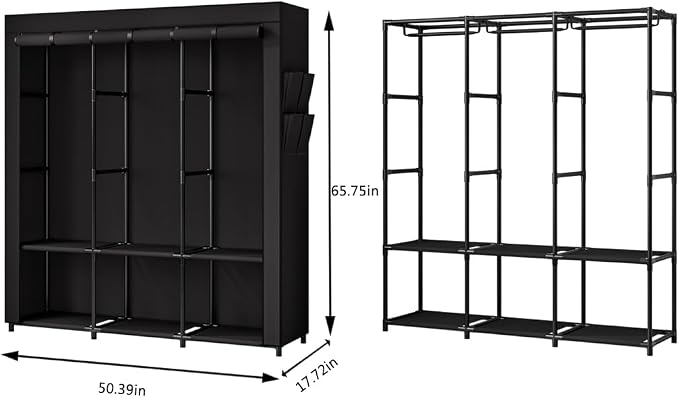 SORCEDAS Portable Closet Wardrobe - Image 5