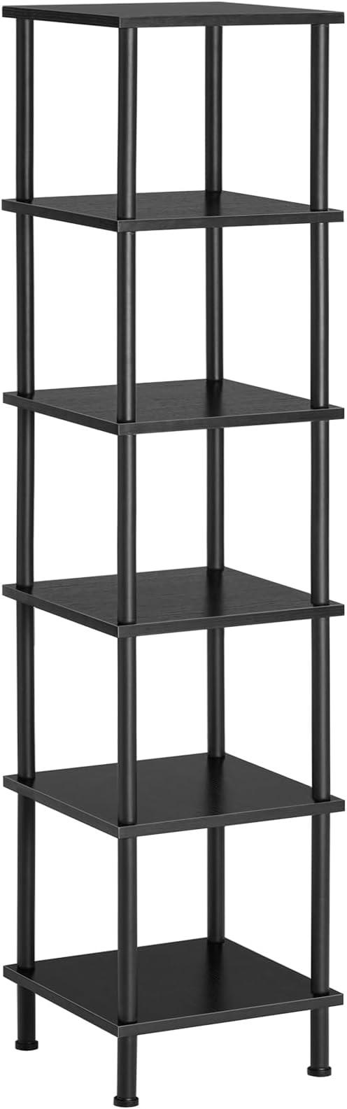 HOOBRO 6-Tier Corner Shelf, Corner Square Rack Display Shelf, Tall Storage Rack by HOOBRO