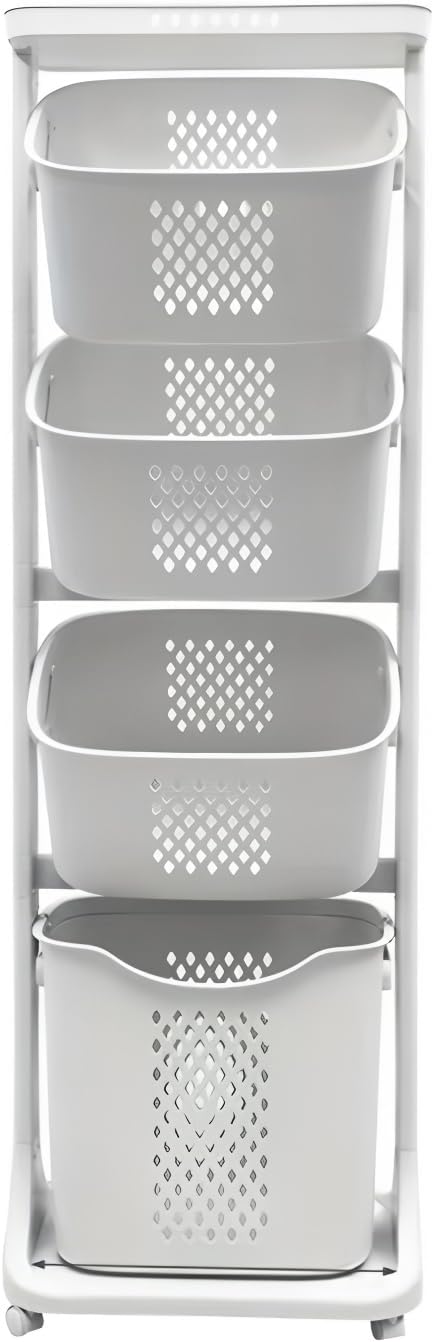 4-Tier Laundry Hamper Sorter - Image 9