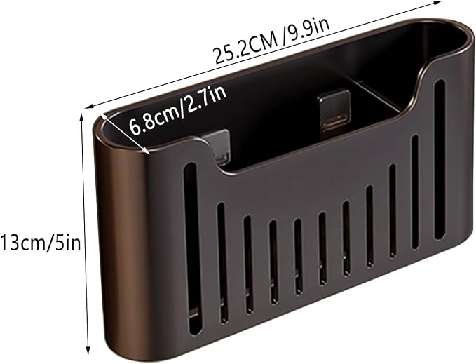 Kitchen Cabinet Door Storage Box, Self-Adhesive Wall-Mounted Storage Box - Image 2