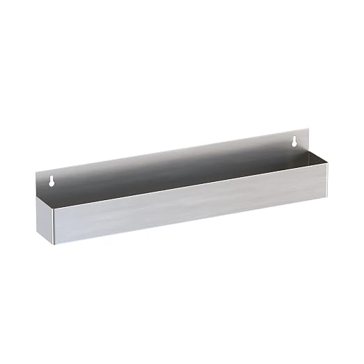 Stainless Steel Single Tier Speed Rail, Liquor Rack, Speed Rack, Bottle Holder by Krollen+Industrial