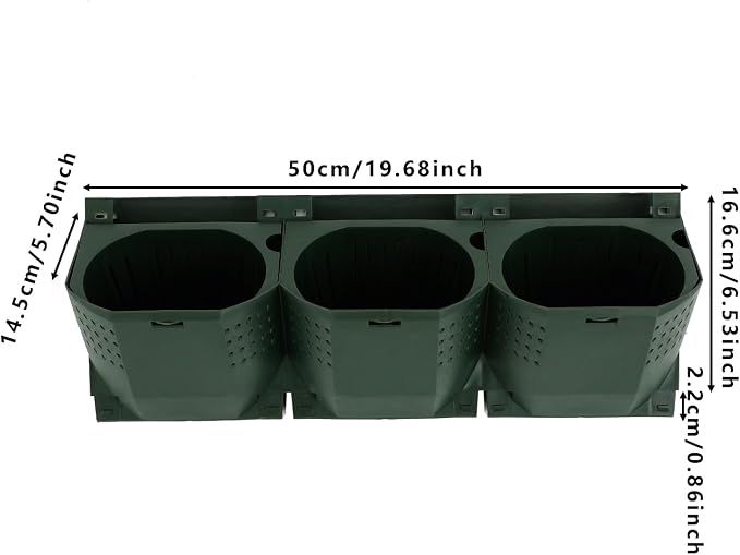 36-Pot Vertical Wall Planter, Modular Stackable Garden - Image 5