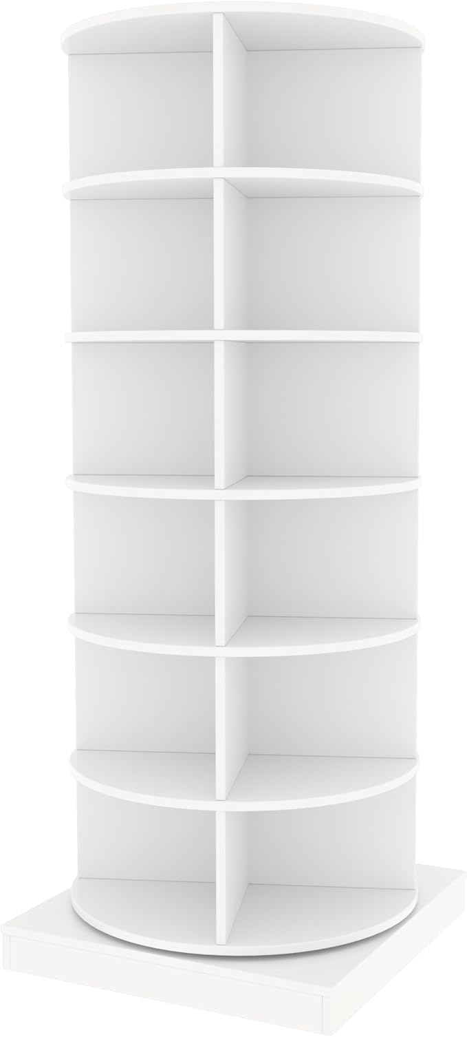 Rotating Shoe Rack Tower, 6-Tier Spinning Shoe Rack, Free Standing 360° - Image 3