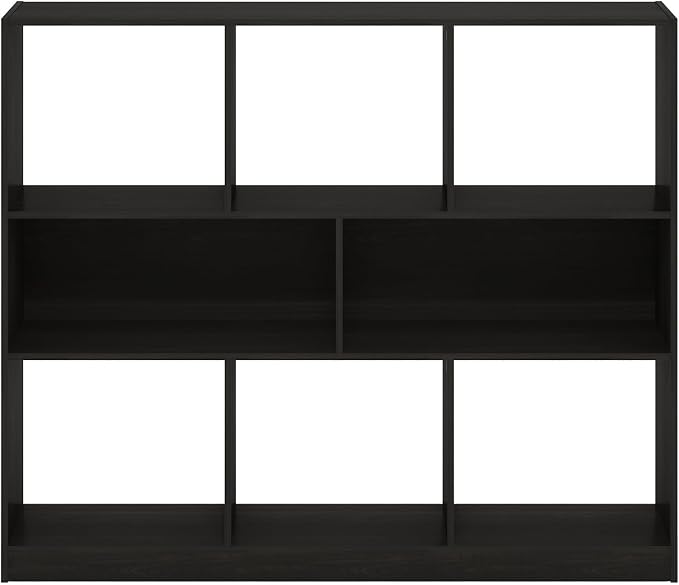 Furinno DALY Book Shelf, 8-Cube Bookshelf, Horizontal Cube Storage Organizer - Image 6